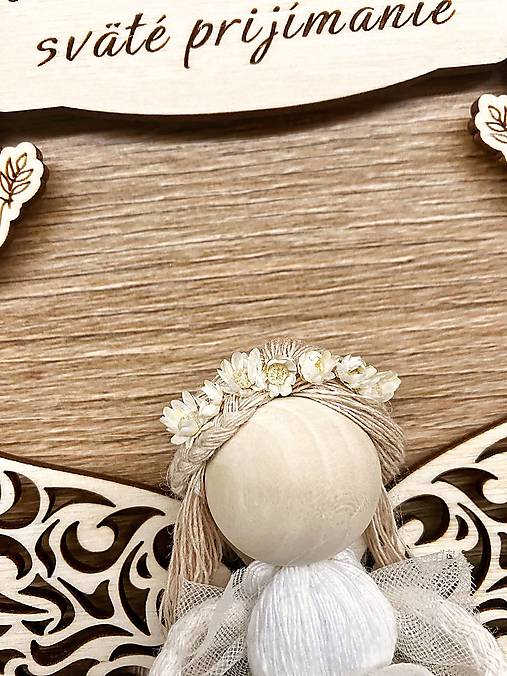 Macramé anjelik na 1. sväté prijímanie