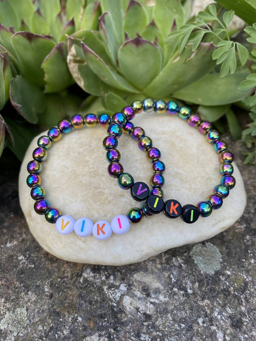 Náramky - Detské náramky s menom - 17511973_