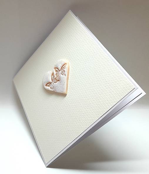 Papiernictvo - Pohľadnica so srdiečkom ... II - 17513901_