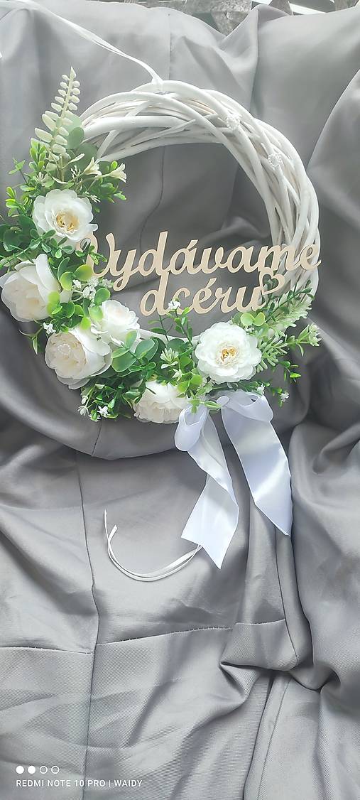 Dekorácie - Vydávame dcéru/ženíme syna pivoňky - 17513440_