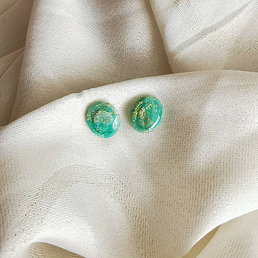 Náušnice - Mythos & Mare náušnice z modelovacej hmoty - Okruhliačiky - 17514324_