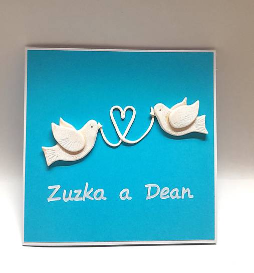 Papiernictvo - Blahoželanie ku svadbe ... na objednávku - 17515689_