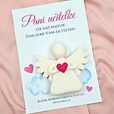 Sviečky - Sójová sviečka anjelik s venovaním (Prianie) - 17515361_