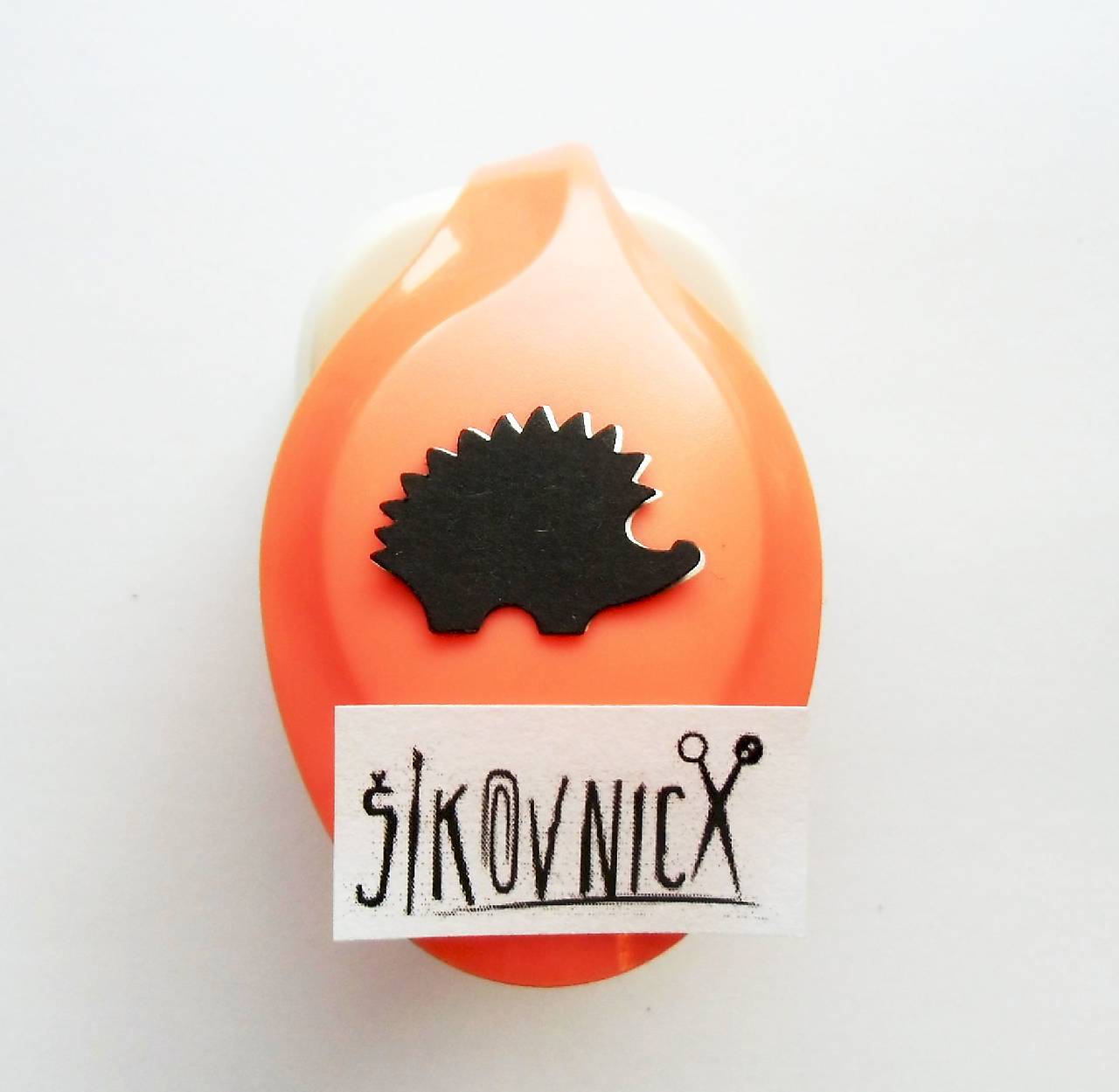 AKCIA!!! Dierovačka na papier, moosgummi, 25 mm (ježko)