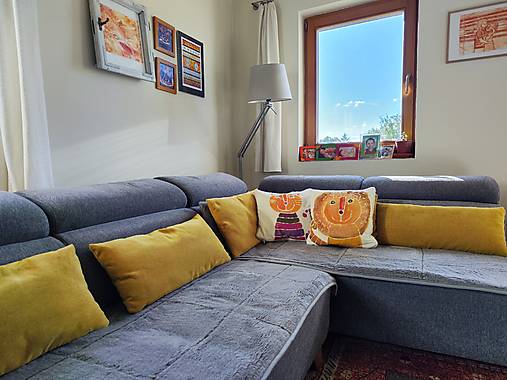 Úžitkový textil - VLNIENKA prehoz trojitý Velvet Grey  ROHOVA SEDAČKA  na mieru - 17516101_