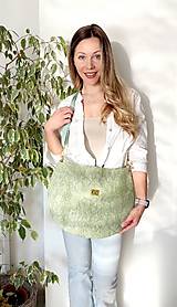 Kabelky - Kabelka ELISA zelená reliéf - 17514953_