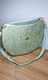 Kabelky - Kabelka ELISA zelená reliéf - 17514954_