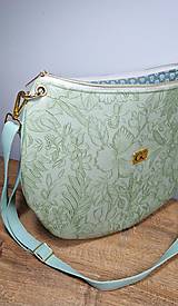 Kabelky - Kabelka ELISA zelená reliéf - 17514956_