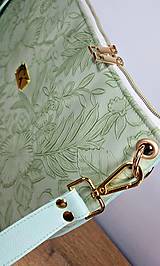 Kabelky - Kabelka ELISA zelená reliéf - 17514958_