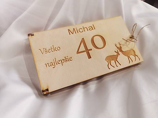 Papiernictvo - Obálka na peniaze pre poľovníka - 17518504_