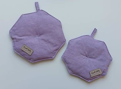 Úžitkový textil - Ružová košeľová edícia - podhrncovníky Zero Waste - 17517186_