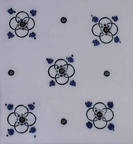 Nádoby - Ručně vyráběný porcelánový Závěsný mýdelník (etno) - 17517187_