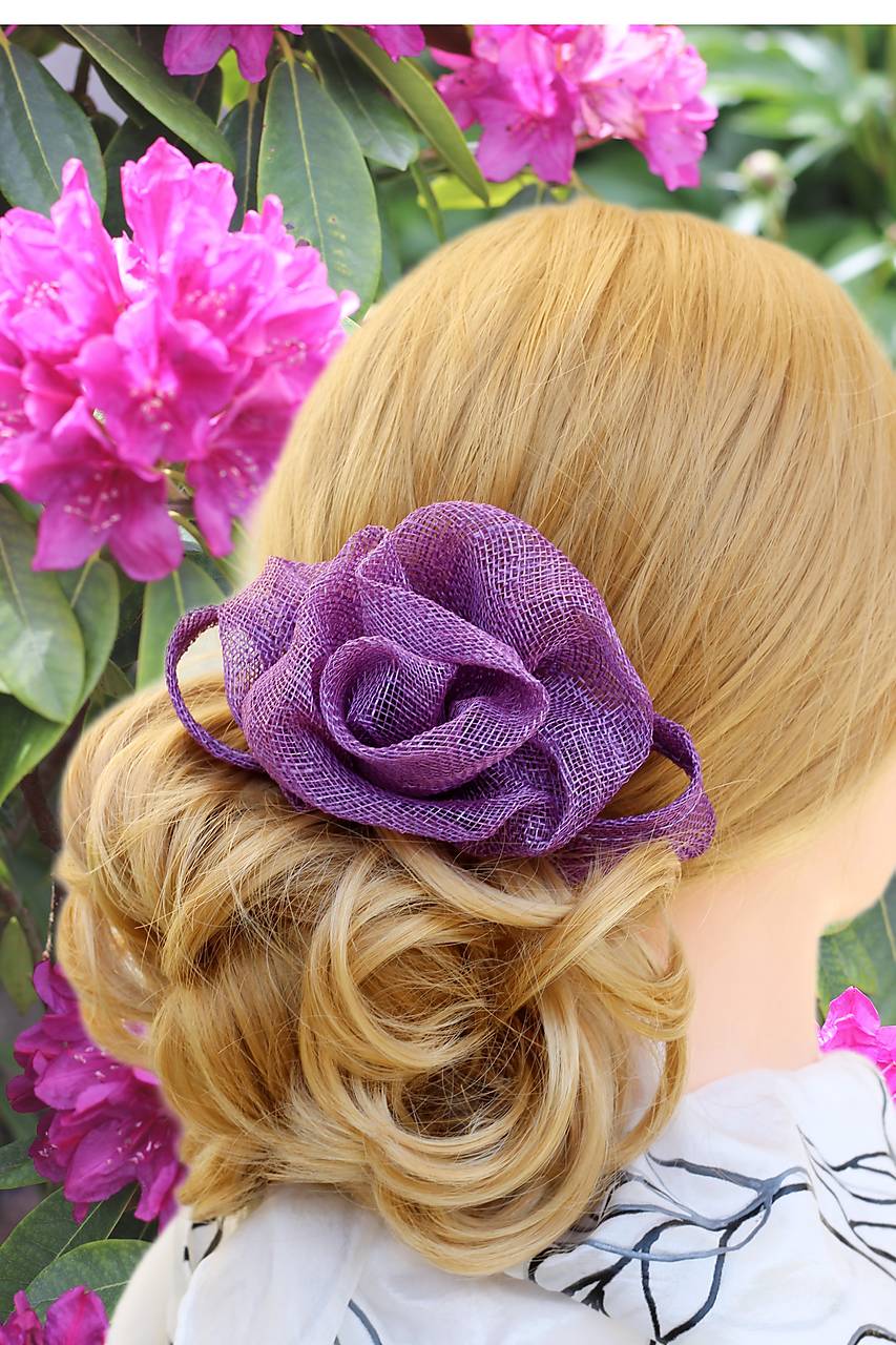 Ozdoba  - Kvet Sinamay 129