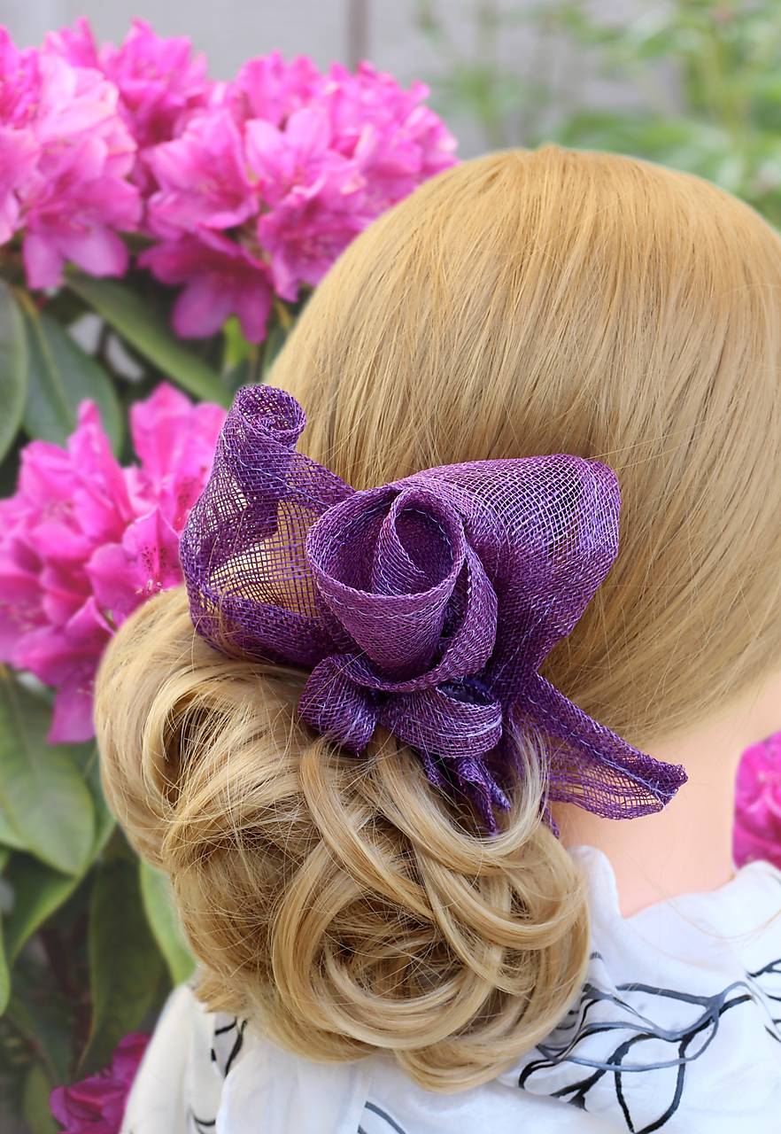 Ozdoba  - Kvet Sinamay 128