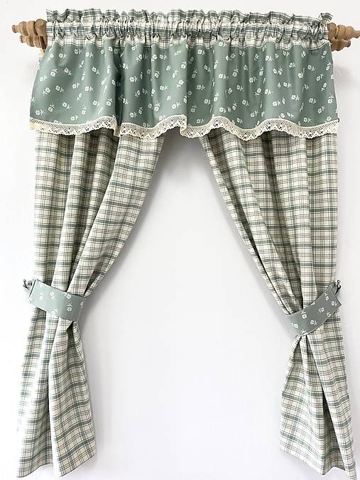 Úžitkový textil - Závesy  s volánom - kanafas - 17521524_