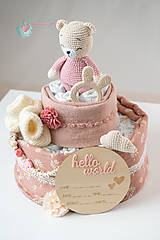 Detské doplnky - Plienková torta - 17523204_