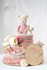 Detské doplnky - Plienková torta - 17523207_