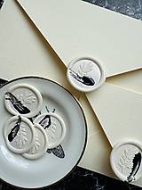 Papiernictvo - Pečate GOLDEN ELEGANCE - BIELO-ČIERNE - 17521767_