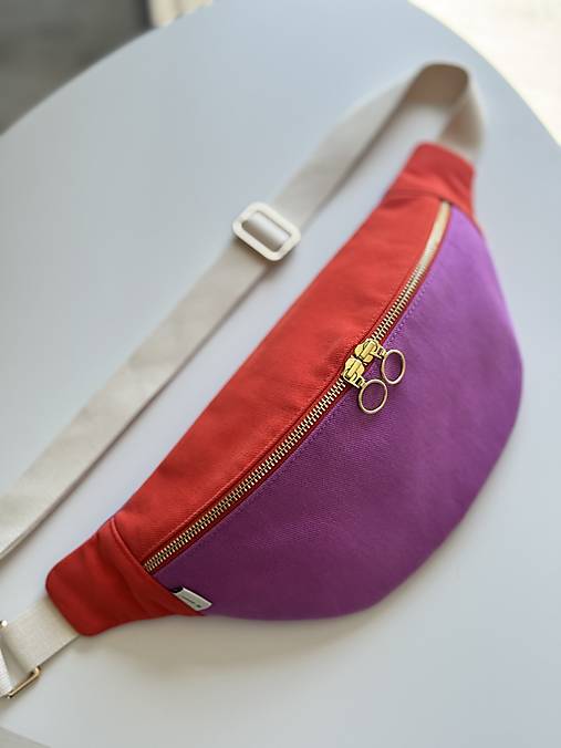 Kabelky - Ľadvinka ColorBag - Sweet berry  - 17521458_