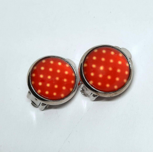Klipsne BODKY 12mm (červená č.2)