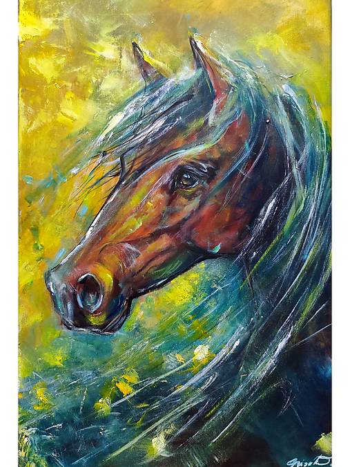 Obrazy - Kôň - 17524436_