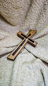 Dekorácie - Drevený svadobný krížik - VARIANTY - 17524512_