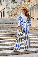 Kimoná - Dámske ľanové sako/kimono Michi (34) - 17523975_