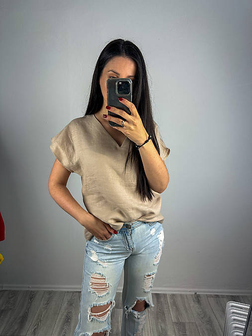 Topy, tričká, tielka - Dámske oversize tričko - 17525889_