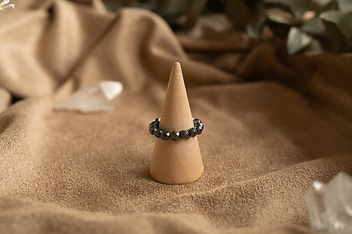 Prstene - Hematit brúsený - 4 mm - 17526480_