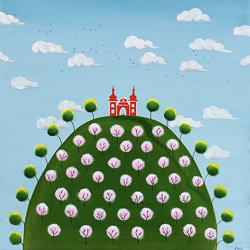 Zakvitnutá Kalvária, Giclée art print 30x36