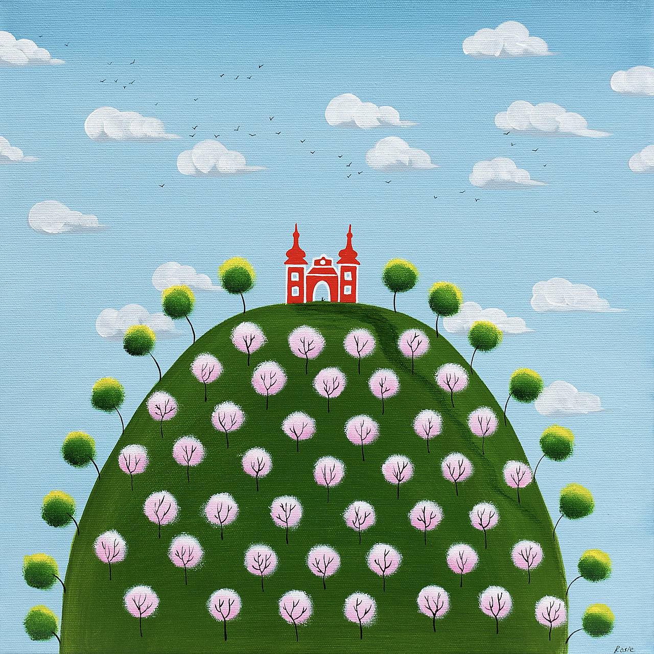 Zakvitnutá Kalvária, Giclée art print 30x36
