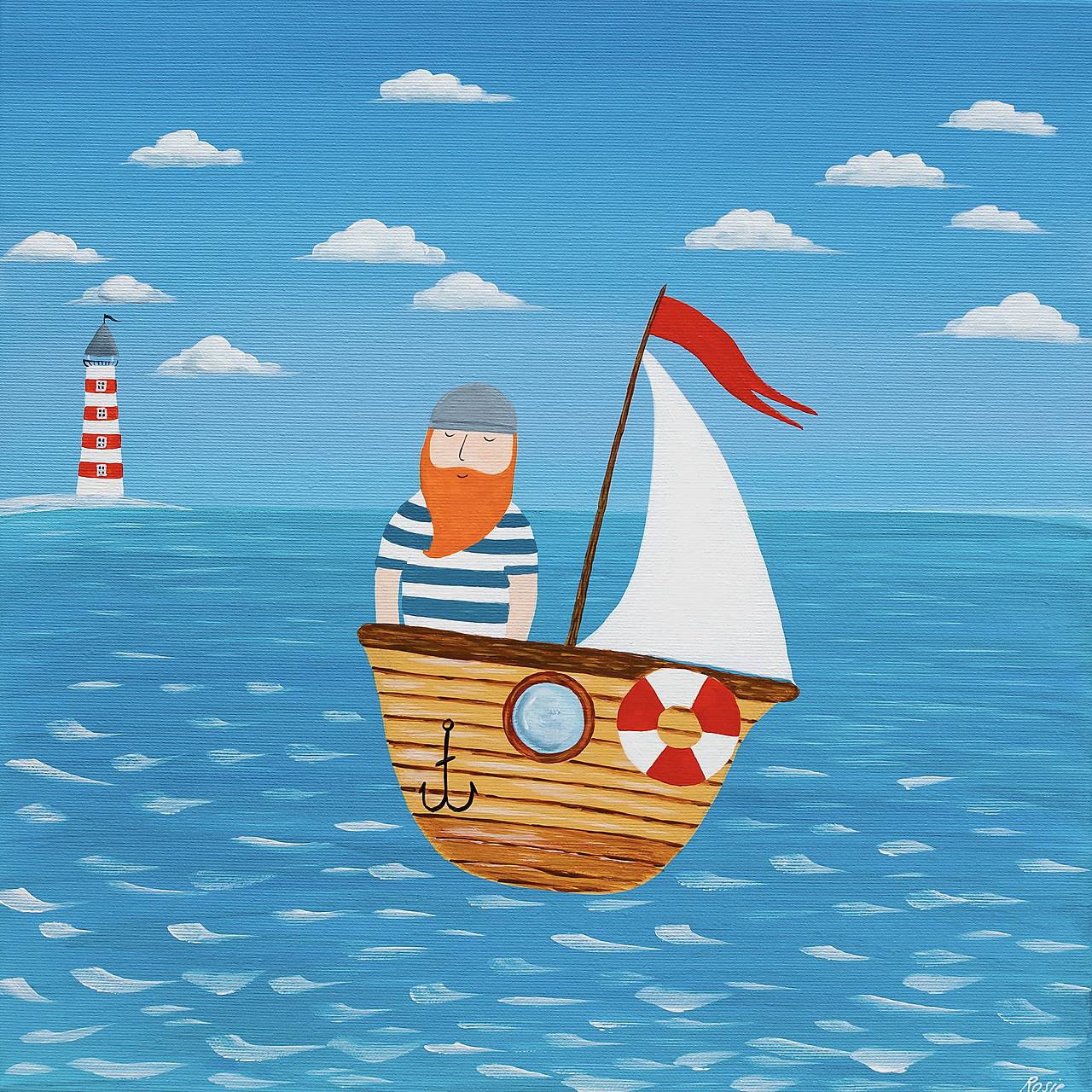 Námorníček, Giclée art print 30x36