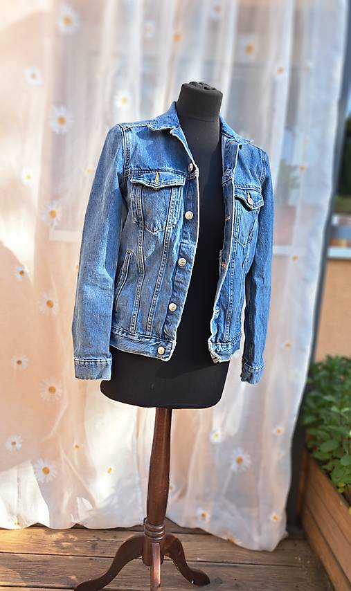 Džínová malovaná bunda Monroe