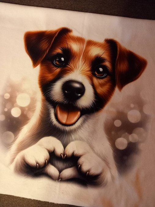 Textil - Panel - Jack russel terier - 17530240_