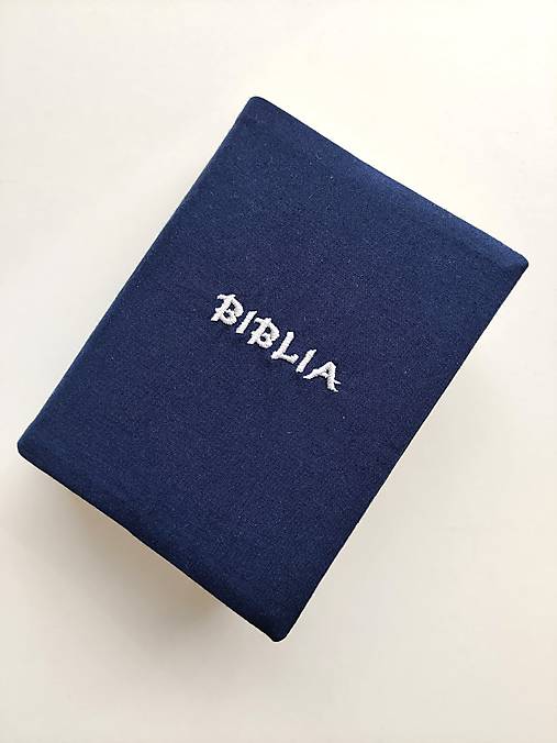 Papiernictvo - Obal na Jeruzalemskú Bibliu s výšivkou - na želanie - 17530056_
