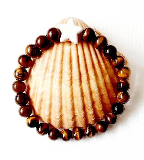 Pánske šperky - Pánsky náramok tigrie oko  - 17529774_