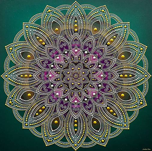 Obrazy - MANDALA ŠŤASTIA, LÁSKY, ZDRAVIA a HARMÓNIE❤️originálny dar k narodeninám,TALIZMAN - 17531264_