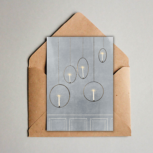 Papiernictvo - Pohľadnica (A6) Advent - 17531356_