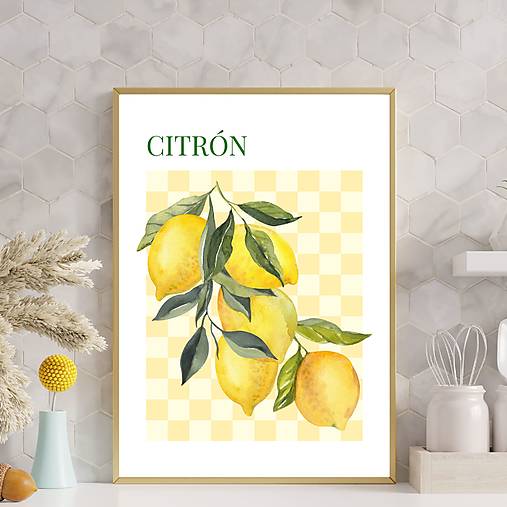 Grafika - Plagát Citrón PDF - 17531070_