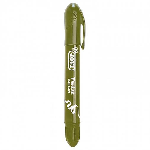 Farby-laky - AKCIA!!! JOVI, farba na tvár twist, pôvod. cena 2,70€ (zelená olivová) - 17533212_