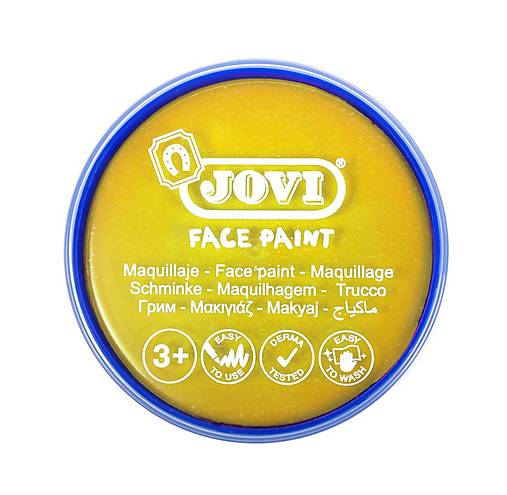 Farby-laky - JOVI farba na tvár 8 ml, pôvod. cena 3,50€ (žltá) - 17533233_