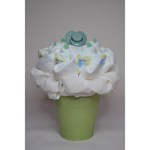 Plienková kytica - ZELENÁ