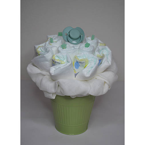 Plienková kytica - ZELENÁ