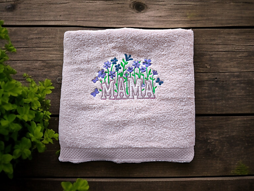 Úžitkový textil - Vyšívana osuška vzor 2  - 17535682_