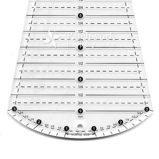 Pravítko Dresden Plate s oblúkom