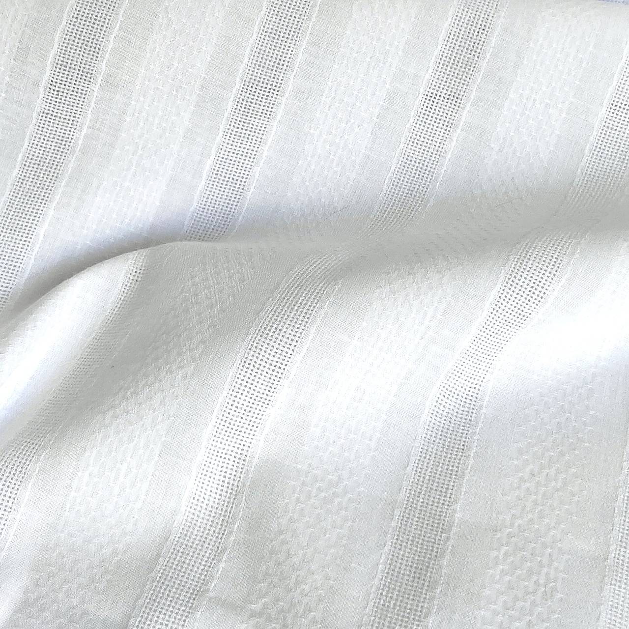 štruktúrované polopriehľadné pásy 100 % bavlna EÚ, šírka 140 cm