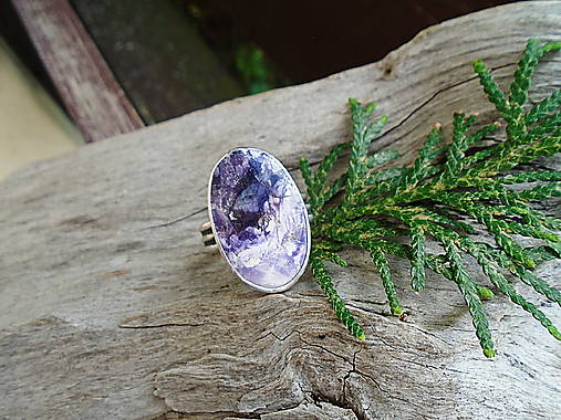 Strieborny prsteň Ag 925 Tiffany stone