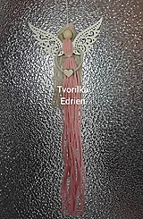 Dekorácie - Macrame anjelik XL - 17539257_
