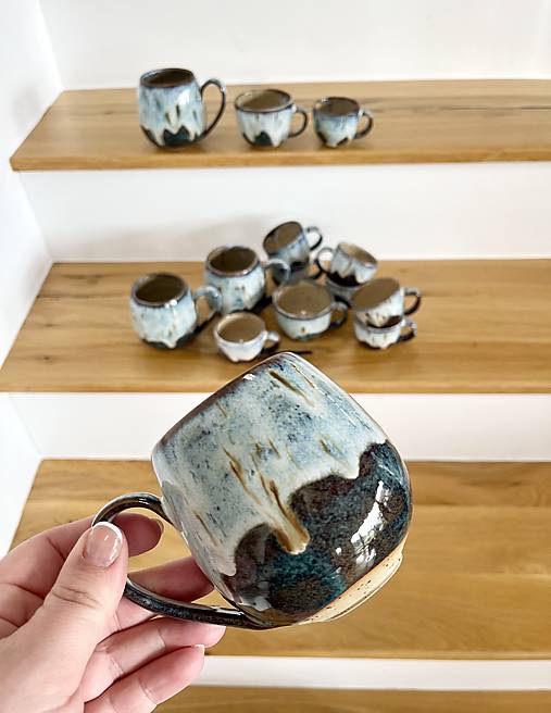 Nádoby - Hrnček oceán (Bez podšálky) - 17538432_