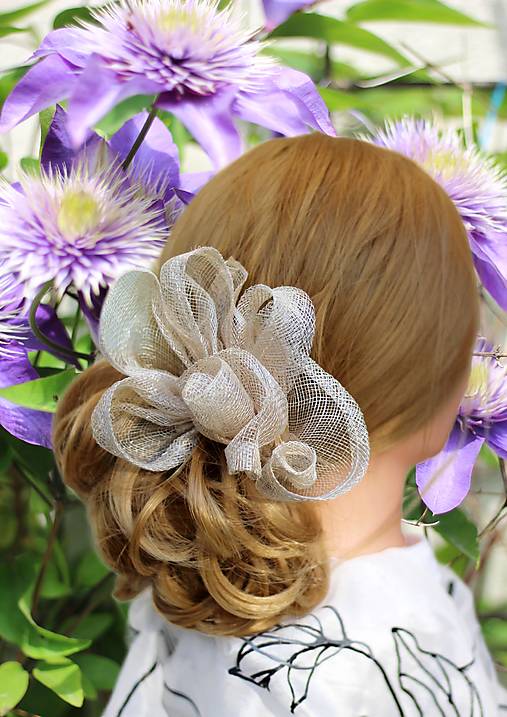 Ozdoba  - Kvet Sinamay 138